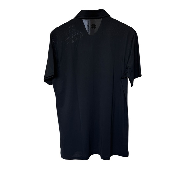 NWT G/FORE Men's Polo Shirt Black Size M Casual Golf Lightweight Mesh Breathable - Picture 6 of 13